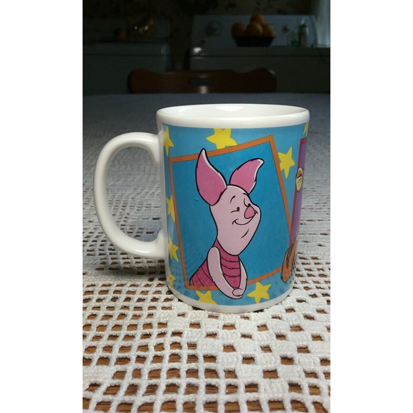 Vintage Disney Winnie The Pooh Coffee Mug Staffordshire England Tigger Piglet - Picture 4 of 10